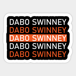 DABO SWINNEY Sticker